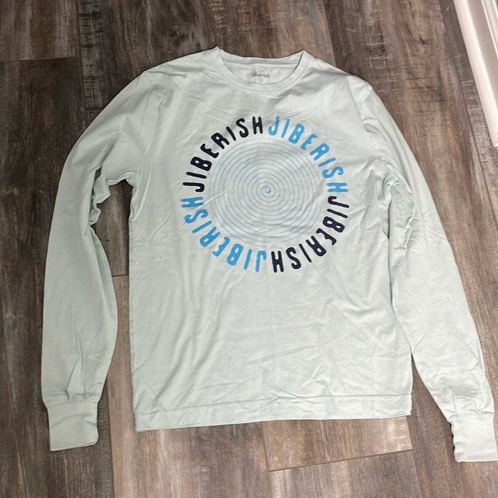 Jiberish long sleeve tee shirt size small